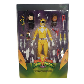 SUPER 7 Ultimates Mighty Morphin Power Rangers Yellow Ranger - Rogue Toys