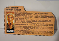 Hasbro- 1983 GI JOE Duke (French/Canadian) - Rogue Toys