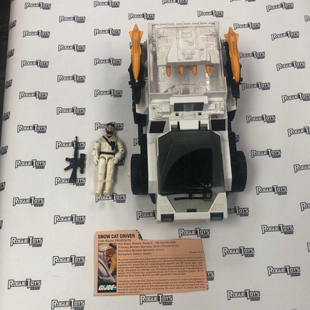 Hasbro GI Joe Vintage Snow Cat with Frostbite - Rogue Toys