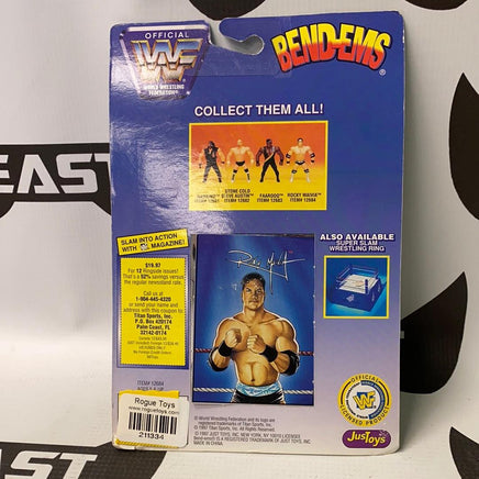 Justoys WWF Bendems Series 5 Rocky Maivia - Rogue Toys