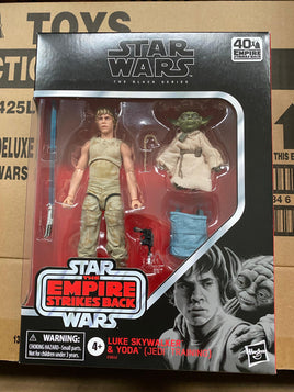 Star Wars Black Series Luke and Yoda Dagobah 2 Pack - Rogue Toys