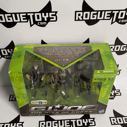 Hasbro GI Joe Toys R Us Exclusive The Rise of Cobra Sgt Stone, Speed Metal, and Grunt - Rogue Toys