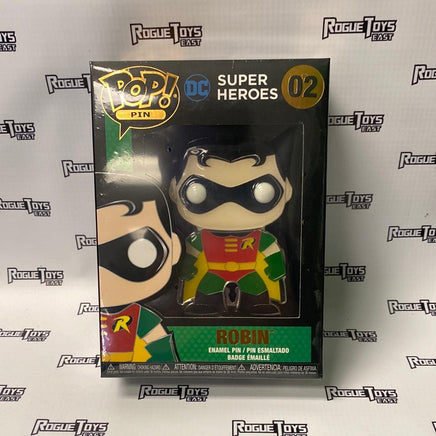 Funko Pop! Pin DC Superheroes- Robin 02 - Rogue Toys