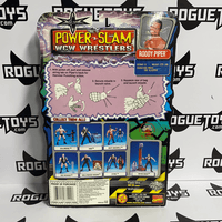 ToyBiz Power Slam WCW Wrestlers Roddy Piper with Missile Firing Bag Pipes and Hammer Punching Action Autographed - Rogue Toys