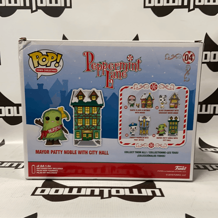 Funko Pop! Town Christmas Peppermint Lane Mayor Patty Noble with City Hall #04 - Rogue Toys