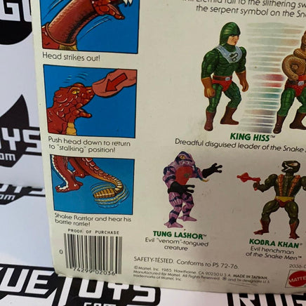 Mattel MOTU Vintage Rattlor 3 Back - Rogue Toys