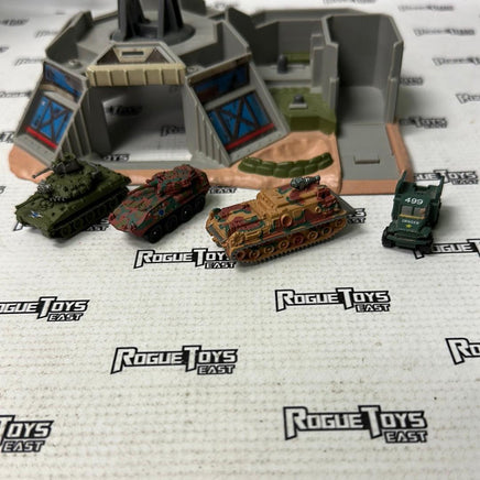 Galoob Micromachines Military Battle Zones Strato-Fortress with 4 Military Vehicles - Rogue Toys