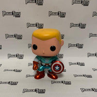 FUNKO POP! - MARVEL UNMASKED CAPTAIN AMERICA METALLIC #06 - COMIKAZE EXCLUSIVE - Rogue Toys